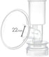 Maymom Breast Shield Flange Compatible with Ameda Breast Pumps (22 mm, Small,