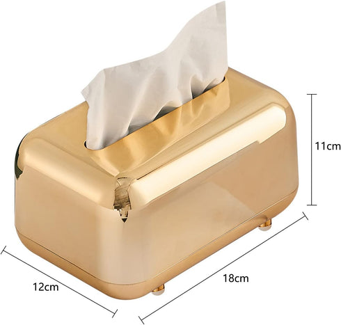 Elvaesther Wipes Holders, Baby Wipes Dispenser, Household Tissue Box with Lid Dustproof Light Luxury Wet Wipe Container