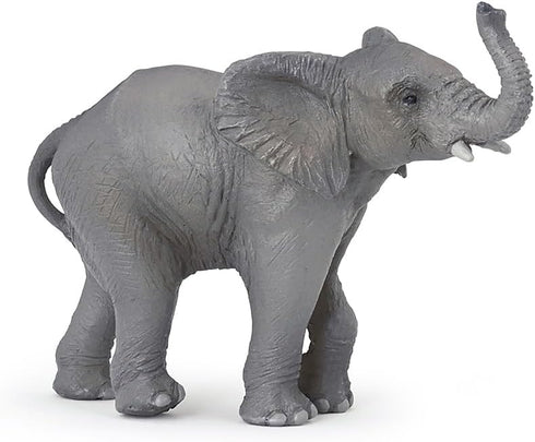 Papo Hand-Painted Wild Animal Kingdom Young Elephant Figurine 50225, Collectible for Children 3+