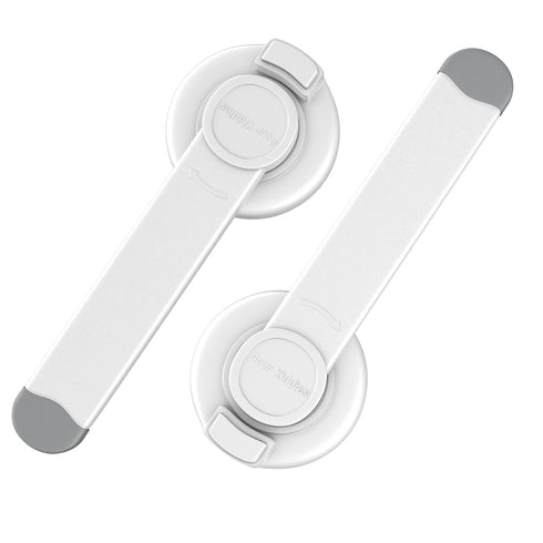 4our Kiddies Baby Toilet Lock (2 Pack) for Child Safety, Baby Proof Toilet Seat Lock with 2 Extra Pallet