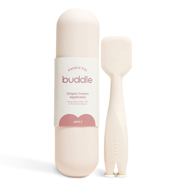Buddle Paddle Pal Baby Diaper Cream Spatula Silicone Applicator with Carrying Case,