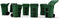 First Gear 1/34 Scale Plastic Collectible Green Trash Carts - Set of