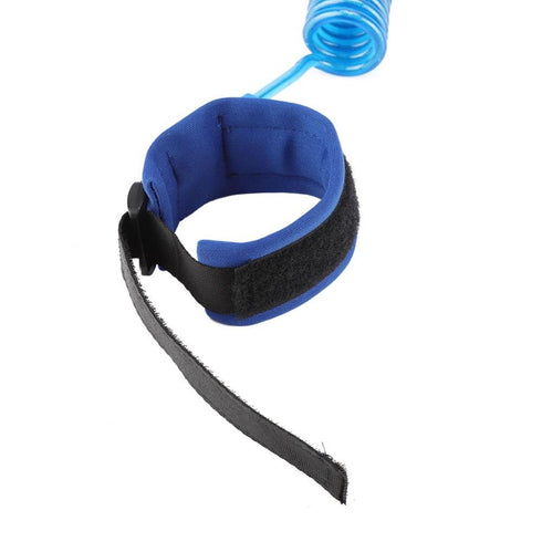 Anti Lost Wrist Link, Kids Elastic Adult Children Safety Rope, Walking Harness for Toddlers (Blue)
