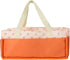 Baby Diaper Caddy Organizer, Nursery Storage Basket Tote Bag for Car Travel (Orange)