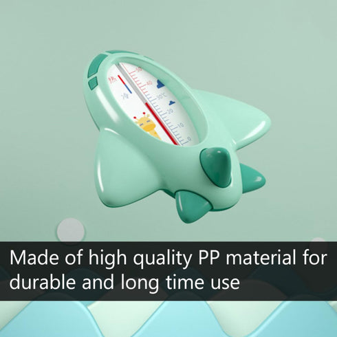 Mikinona Bath Thermometer Floating Cartoon Tub Thermometer for Newborn Safety Water Temperature Measurement Green