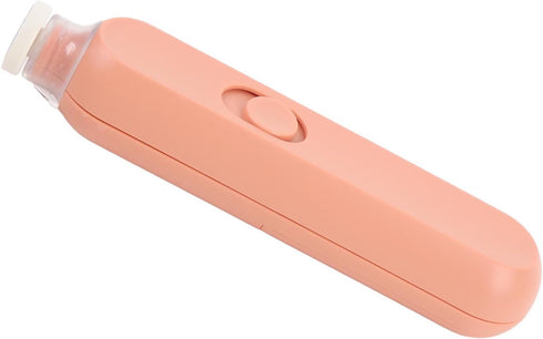 ZJchao Trimmer Electric Baby Nail Clipper Gentle Nail with Night Light for Newborns (Orange)
