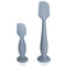 Baby Diaper Cream Spatula, 2 Pack Silicone Applicator, Full-Size + Mini Butt Paste Spatula for Newborns (Blue)