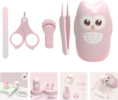 LIFKOME Set Boy Girl Nail Clippers Nail Scissors Manicure Essentials for Newborn File Accessory Kit