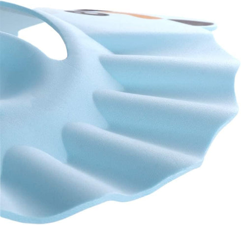 Generic Cute Baby Bath Hat Adjustable Kids Shower Protect Eye Waterproof Splash Guard Hair Wash Shield for Infant
