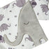 Mary Meyer Afrique Crinkle Teether Toy - Baby Paper and Squeaker - 6 x 6-Inches, Elephant
