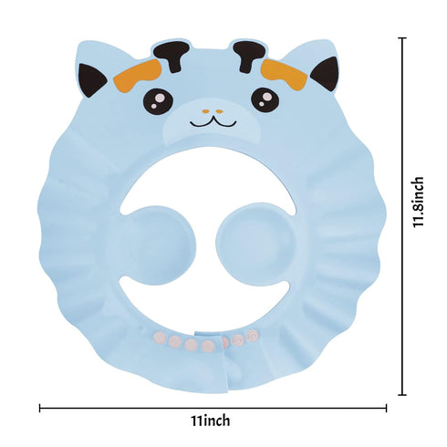 Baby Shower Cap Bath Visor Hat - Adjustable Waterproof Shampoo Shield for Kids Hair Washing (0-8 Years)