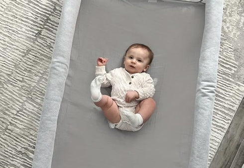 (2-Pack) 100% 34" 48", Newton Baby Fitted Sheets for Travel Crib & Play Yard Floor Pad - Ultra-Breathable, Washable