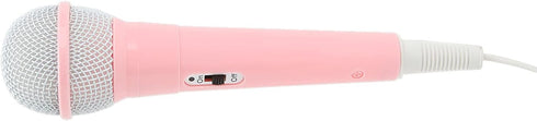 Tbest Kids Wired Microphone, Portable Singing Mic with 3.5mm Plug for Karaoke Family Parties