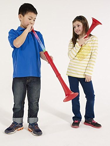 6 pInstrument pBuzz Plastic Kids Musical Instrument - Easy to Play Range of Notes - Authentic Bb Sound for Student