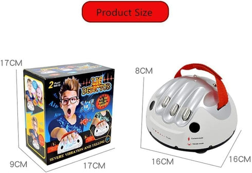 JULAN Upgrade Micro Electric Shocking Lie Detector, Tricky Novelty Game, Polygraph Test Truth Or Dare Party Analyzer