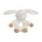 Apricot Lamb Baby Bunny Rabbit Soft Rattle Toy, Plush Stuffed Animal, 6 Inches, Brown