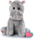 My Baby’s Heartbeat Bear Recordable Stuffed Animal, 20 sec Heart Voice Recorder for Ultrasounds, Lil Hippo