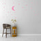 Moon and Stars Wall Decal Vinyl Sticker, Removable Kids Art DIY Mural for Baby Room Decoration, Good Night Nursery