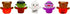 5 2 1 1 1 Magic Years Piece Halloween Finger Puppets for Toddlers and Kids, Characters Include Pumpkin Bears, Witch