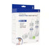 Hands-Free Baby Bottle - Anti-Colic Nursing System 9 oz with Fast Flow Nipple/Teat for Toddler (2 Bottles - Blue)