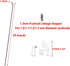 URIMPAVIDO 10PCS 1.2 200mm 10PCS 1.3mm 10PCS x Pushrod with Adjustable Pushrod Connector Linkage Stopper Micro Control