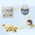 UMEELR 12Pcs 12 1 Pre Filled Easter Eggs Dinosaur Skeleton Building Blocks, in Easter Eggs for Kids Easter Egg Hunt