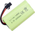 Fytoo 2PCS 3.7V 1600mAh Li-ion Battery with SM-2P Plug & 2PCS USB Charging Cable for 9962 8837 RC Toy Car