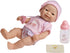 7 Set 12" 2+ (18346) JC Toys - La Newborn Nursery | Piece Doll Gift | Life-Like Asian Doll with Accessories | Purple |