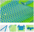 BornFeel 18 12 18 Inch Large Mesh Bag for Beach Toys Beach Bag for Sand Toys Mesh Sand Toy Bag Tote Green/Blue x x