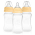 Nenesupply Silicone Baby Bottles Newborn Feeding Bottles Slow Flow Breastfeeding Bottle for