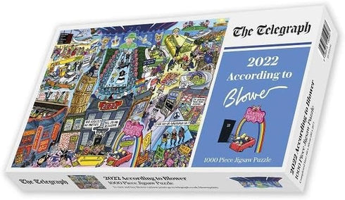 Daily Telegraph British Newspaper 2022 Jigsaw Puzzle, Take On World Events, 1000 Pieces
