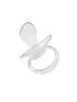 Rearz 10 Pacifier Addict - Fixx - Jumbo Functional Adult XXL Silicone Pacifier - Size Clear/Luminous
