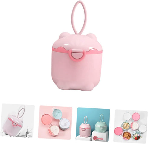 Generic Portable Milk Powder Formula Dispenser Capacity Food Container for Safe for Travel Outdoor Activities