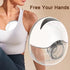 Generic 4 Wearable Electric Breast Pump, Variable Frequency, Modes, Anti-Backflow Design, White