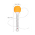 Swimming Floating Pool Thermometer for Waterproof Pools Temperature Gauge with Easy-Read Display Cartoon Orange Design