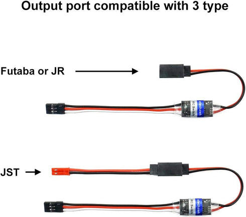 RC Remote Controlled AUX on/Off Electronic Switch Relay for Car Truck Boat LED Light Drone (4A)