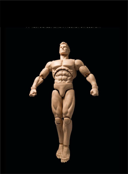1/12 Figure,6inch Scale Male Action Male Flexible Muscular Strong Miniature Figure Body Doll Collectible