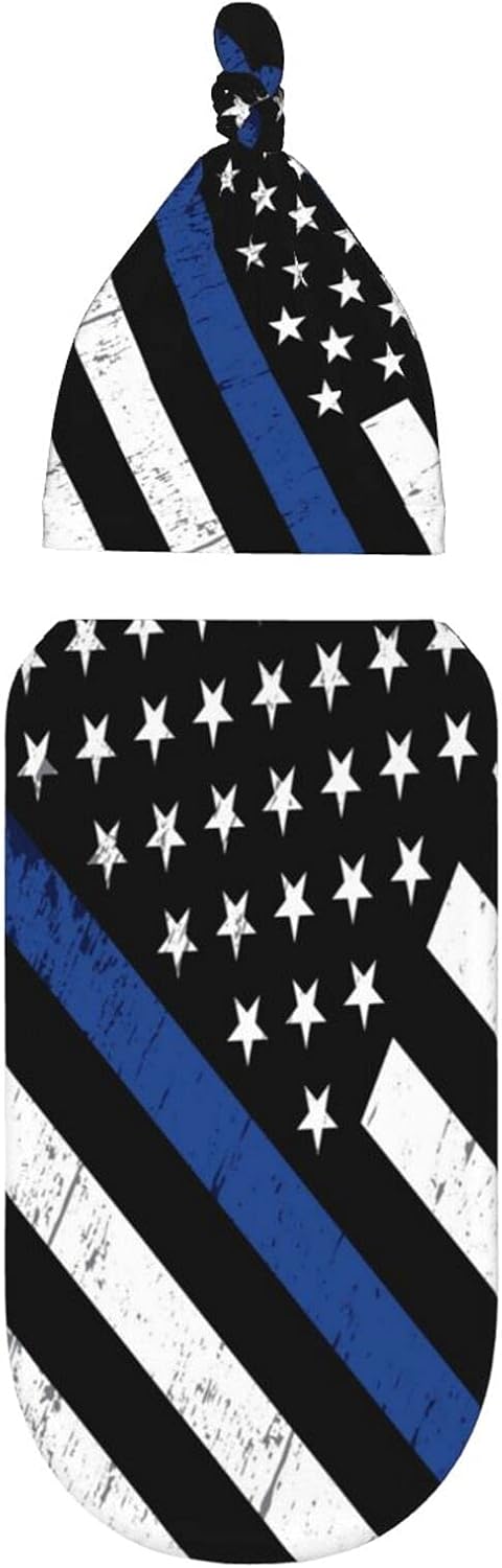Socira Set Newborn Swaddle Blanket With Matching Beanie Hat Receiving Wrap Baby Blanket Shower Gifts Swaddlers