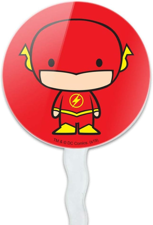 The Flash Cute Chibi Character Cupcake Picks - Decoration Set of 6