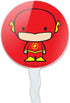 The Flash Cute Chibi Character Cupcake Picks - Decoration Set of 6