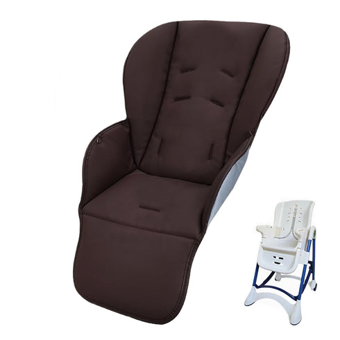 Generic High Chair Cover, Dining Seat Protector, Versatile Size Waterproof PU Leather Cushion Soft Padding, PU Material