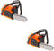2pcs Dollhouse Chainsaw Mini Toys, Plastic Outdoor Playsets, Tiny Chainsaw Model