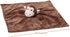 CREVENT Cozy Plush Baby Security Blanket Loveys for Baby Boys with Animal Face, Baby Shower/Birthday Gifts (Brown