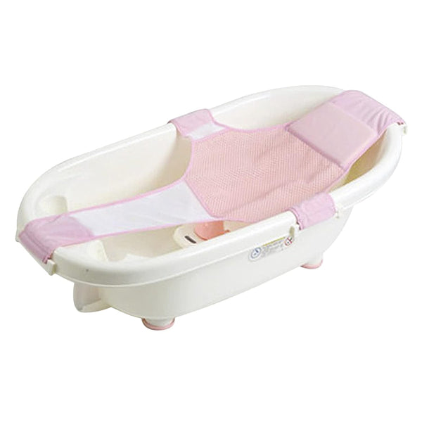 Universal Baby Bath Support Net Cushion Seat, Adjustable Detachable Non-Slip Bath Tub Mat for Newborn