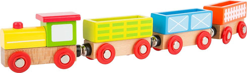 My Zoo Train Playset by Small Foot Wooden Toys, Designed for Children Ages 3+