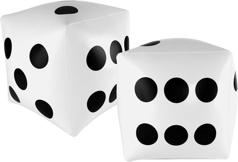 Super Z Outlet 13 inch Giant Inflatable Dice - Toys for Pool Games and Outdoor Beach Party