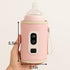 Generic Travel Baby Bottle Warmer with USB for Girls Digital Display, Adjustable Heating, Insulated Portable Sleeve