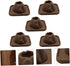 Totority 5Pcs Volcano Model Shell Toys, Volcanic Figurine for Fish Tank Aquarium, Volcano Science Kit