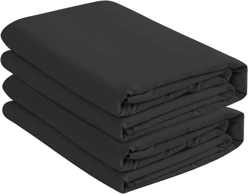 2 Pack 100% 28" 52" 8" Crescent Micro Fiber Super Soft and Comfy Fitted Crib Sheets for Standard Crib and Toddler