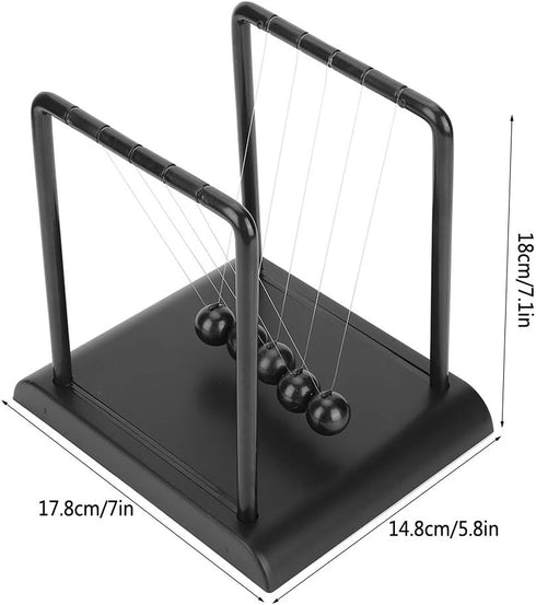 Pendulum Ball, Balance Steel Balls Swinging Balls Physics Science Pendulum Ornaments Intelligent Desk Interesting Decompression (7 x 5.8 x 7.1in)